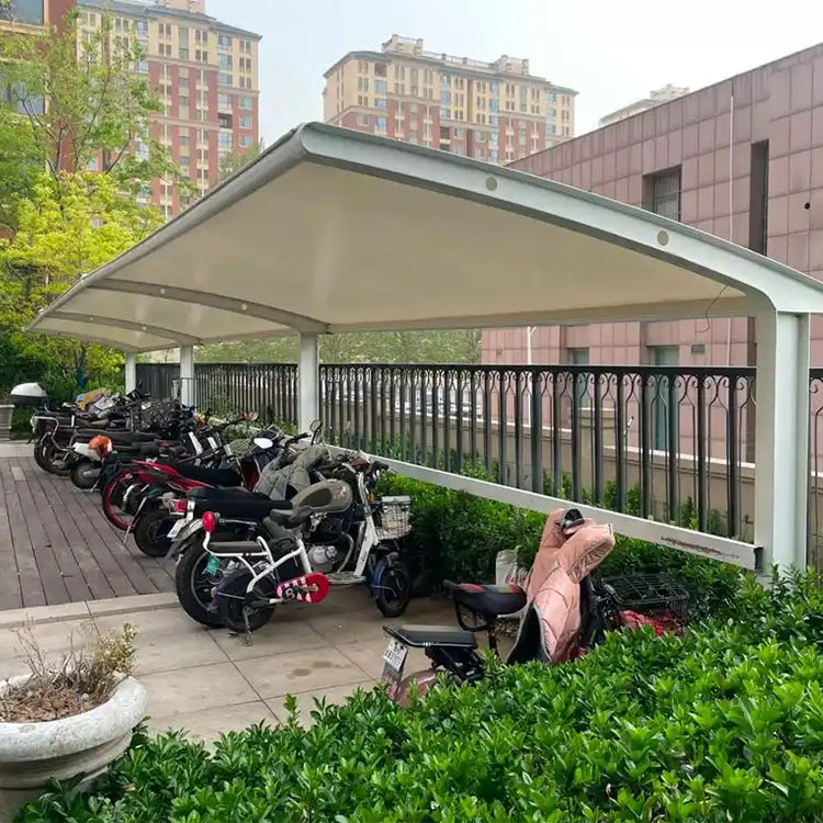 福海县膜结构电动车棚